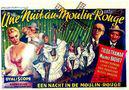 Une nuit au Moulin-Rouge - Affiche belge