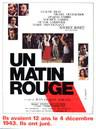 Un matin rouge - Poster France