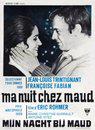 Ma nuit chez Maud - Poster Belgique