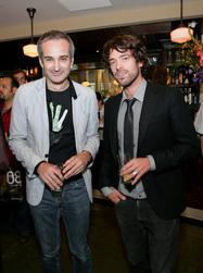 Unifrance fait sa rentr&eacute;e - Olivier Assayas et Romain Duris (Toronto) - &copy; Unifrance