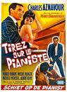Tirez sur le pianiste - Poster Belgique