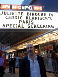 On Set with Juliette Binoche &agrave; New York