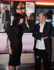 On Set with Juliette Binoche &agrave; New York