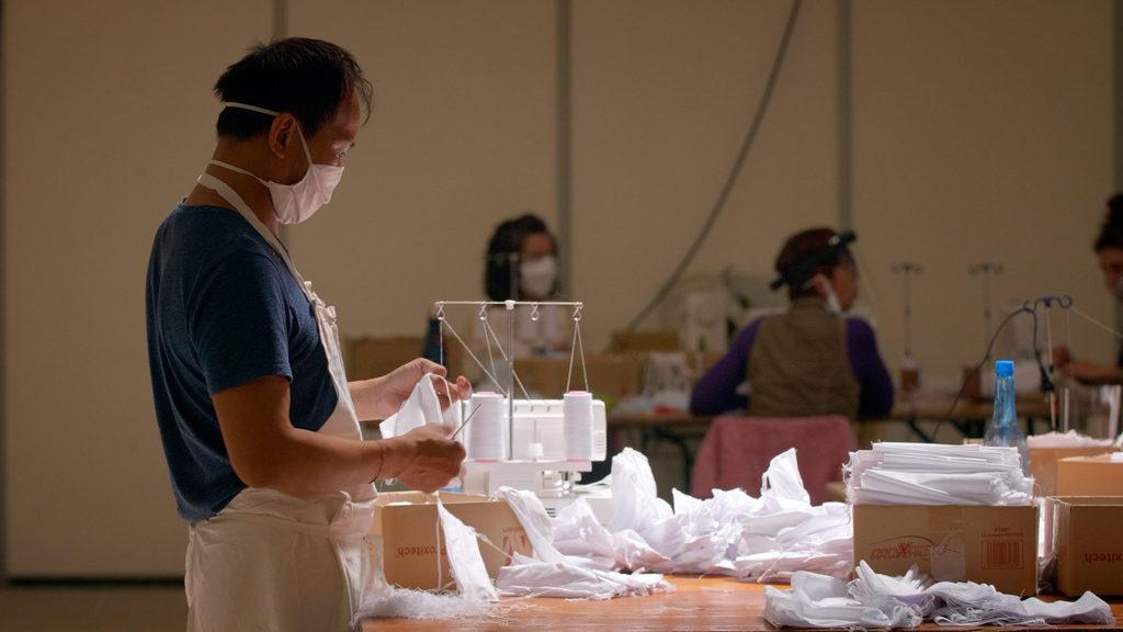 Aux masques citoyennes - © Pierre Berthier et Florent Lacaze Aux masques citoyennes - © Pierre Berthier et Florent Lacaze