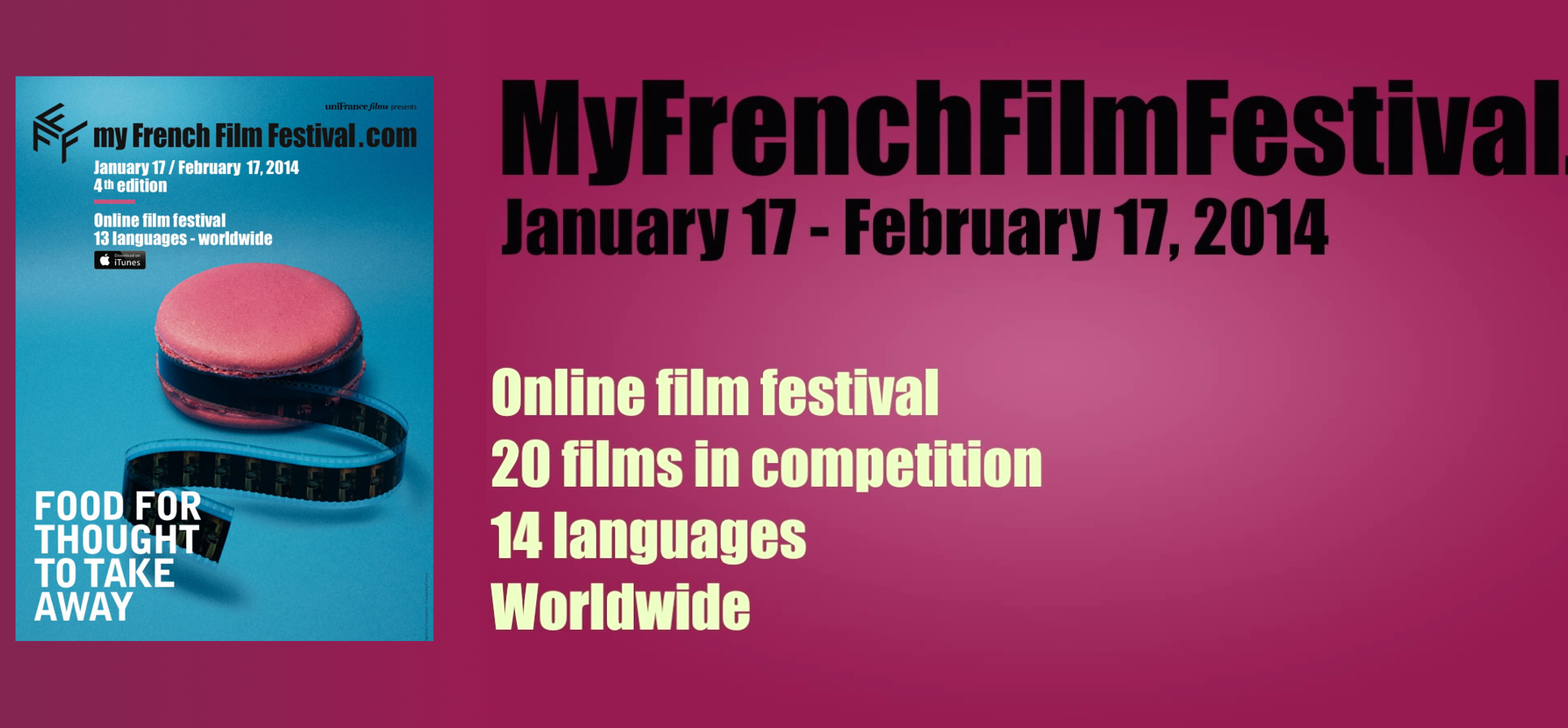 Bande annonce officielle : MyFrenchFilmFestival.com 2014 Bande annonce officielle : MyFrenchFilmFestival.com 2014
