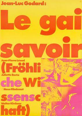 Le Gai Savoir - Poster Allemagne Le Gai Savoir - Poster Allemagne
