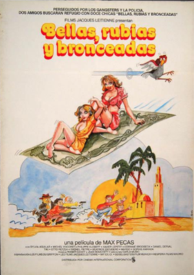 Bellas, rubias y bronceadas - Poster Espagne Bellas, rubias y bronceadas - Poster Espagne