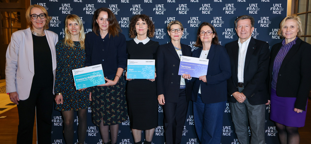 The winners of the 22nd Unifrance TV Export Awards - © JP Pariente The winners of the 22nd Unifrance TV Export Awards - © JP Pariente