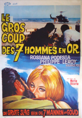 Seven Golden Men Strike Again - Poster - Belgium Seven Golden Men Strike Again - Poster - Belgium