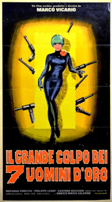 Seven Golden Men Strike Again - Poster - Italy Seven Golden Men Strike Again - Poster - Italy