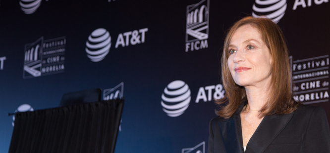 Isabelle Huppert guest of honor at the Morelia International Film Festival in Mexico Isabelle Huppert guest of honor at the Morelia International Film Festival in Mexico