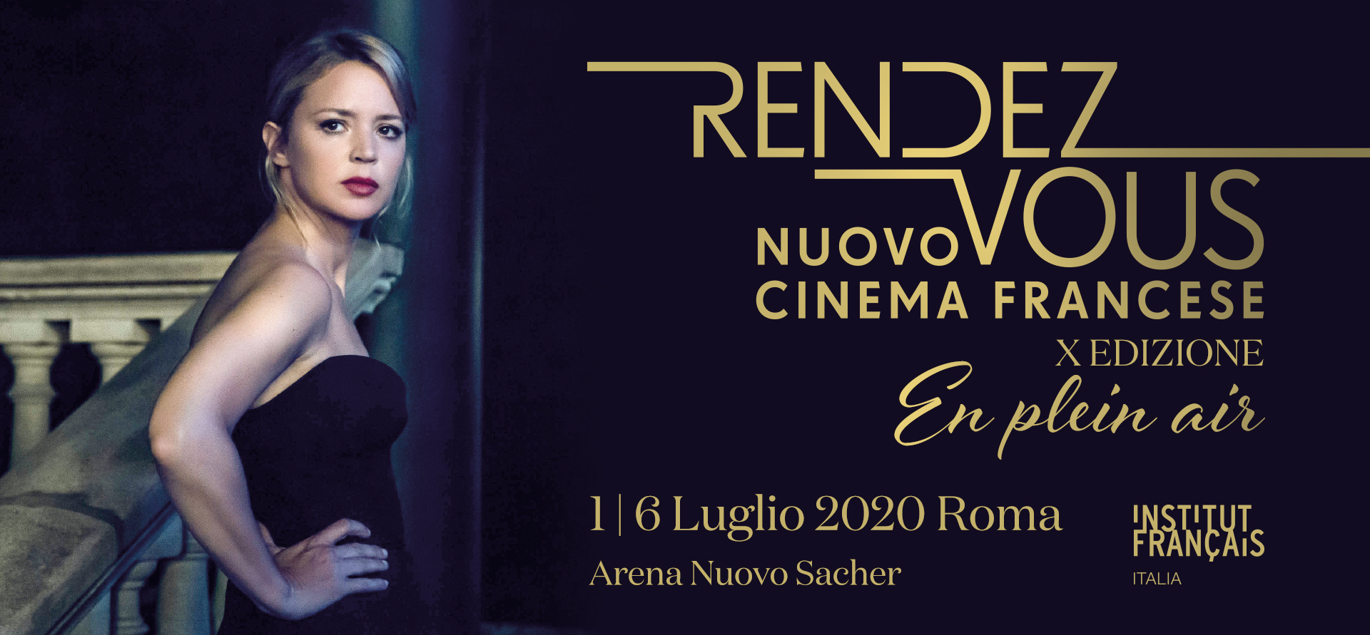 Les 10e Rendez-Vous avec le Nouveau Cinéma Français à Rome auront lieu en plein air ! Les 10e Rendez-Vous avec le Nouveau Cinéma Français à Rome auront lieu en plein air !