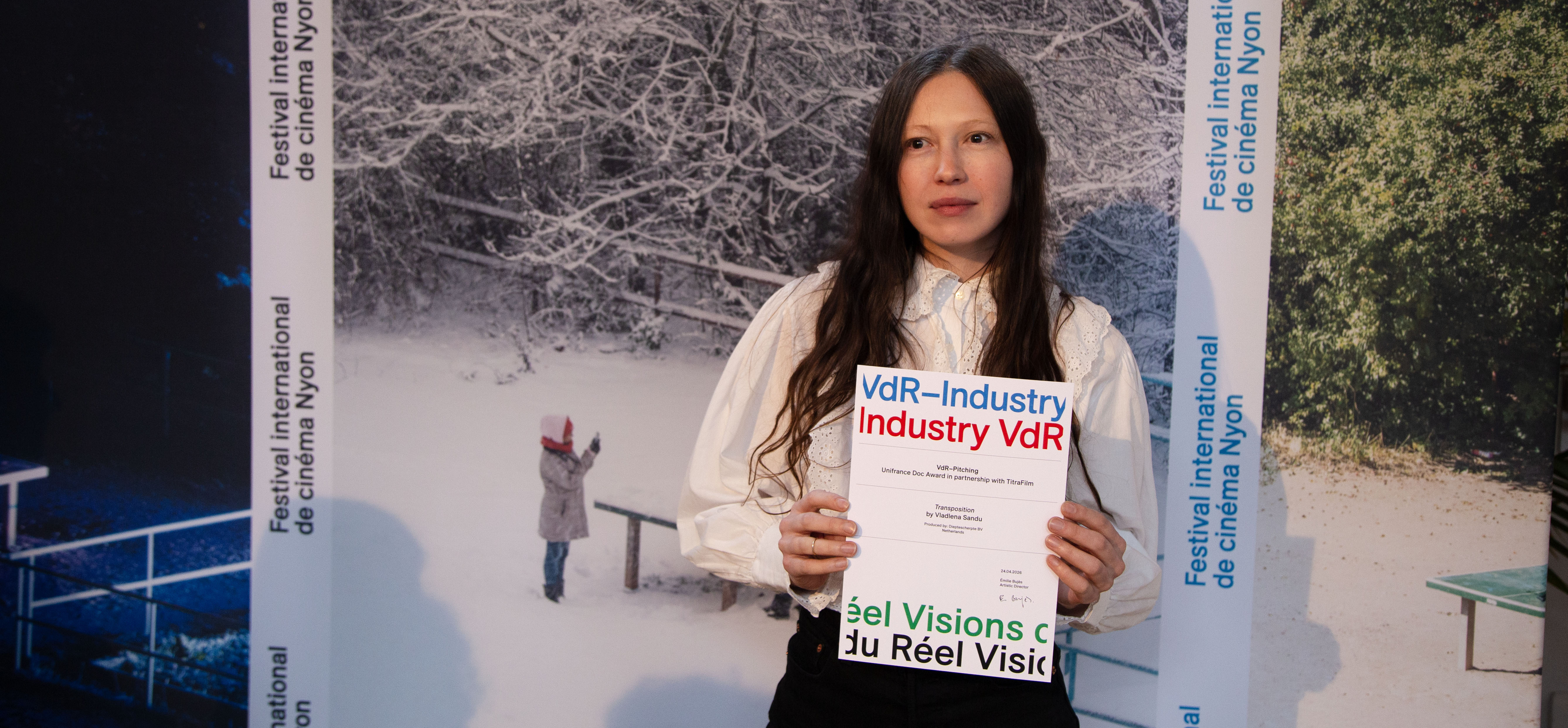 "Transposition" receives a Unifrance Doc Award at Visions du R&eacute;el - Vladlena Sandu - &copy; Droits r&eacute;serv&eacute;s