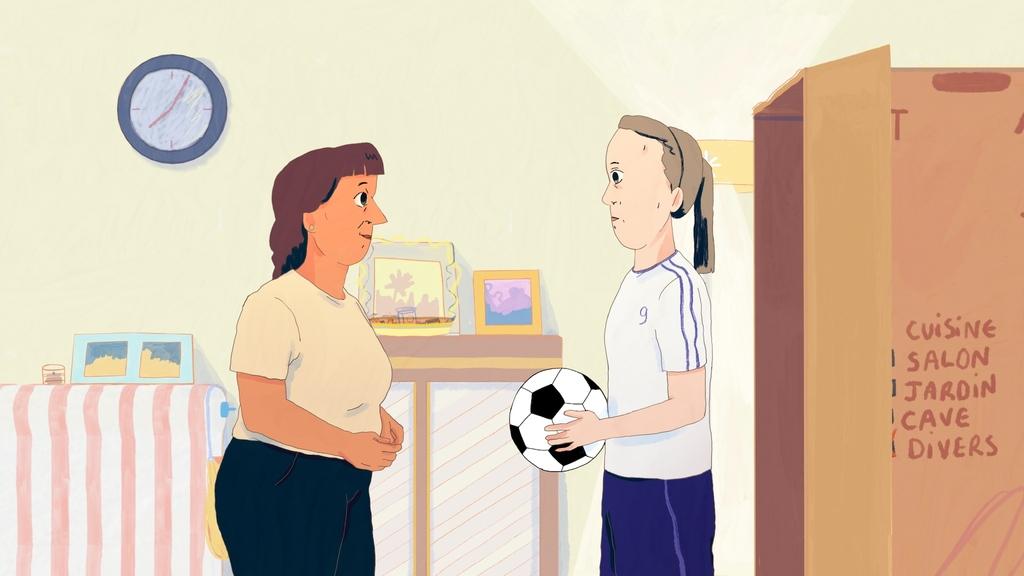 Ma footballeuse à moi ! Ma footballeuse à moi !