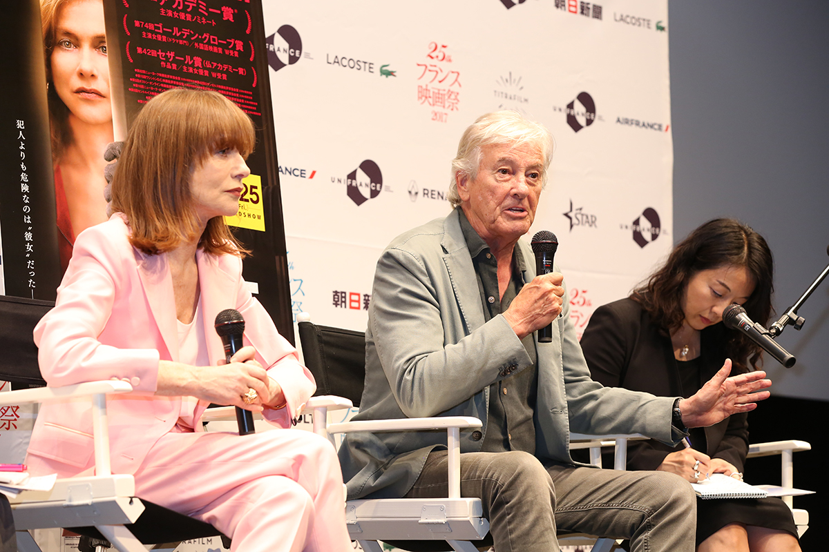 Portfolio - Q&A Isabelle Huppert & Paul Verhoeven - © Rumi Shirahata Portfolio - Q&A Isabelle Huppert & Paul Verhoeven - © Rumi Shirahata