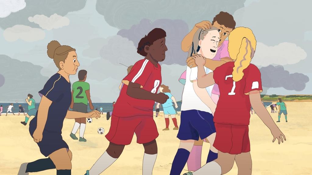 Ma footballeuse à moi ! Ma footballeuse à moi !