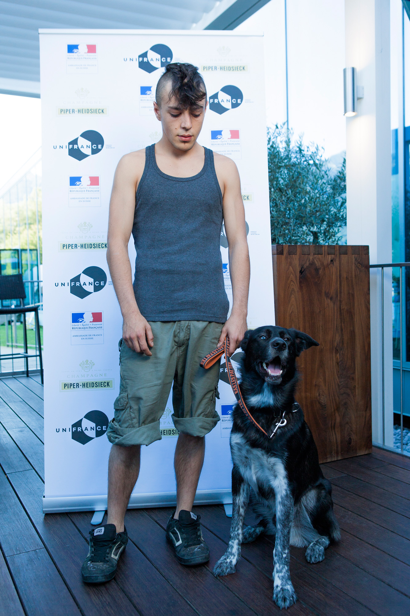 Une belle délégation française au Festival de Locarno - Virgile Hanrot et Boston, acteurs dans Gorge Coeur Ventre - © Ivana De Maria / UniFrance Une belle délégation française au Festival de Locarno - Virgile Hanrot et Boston, acteurs dans Gorge Coeur Ventre - © Ivana De Maria / UniFrance