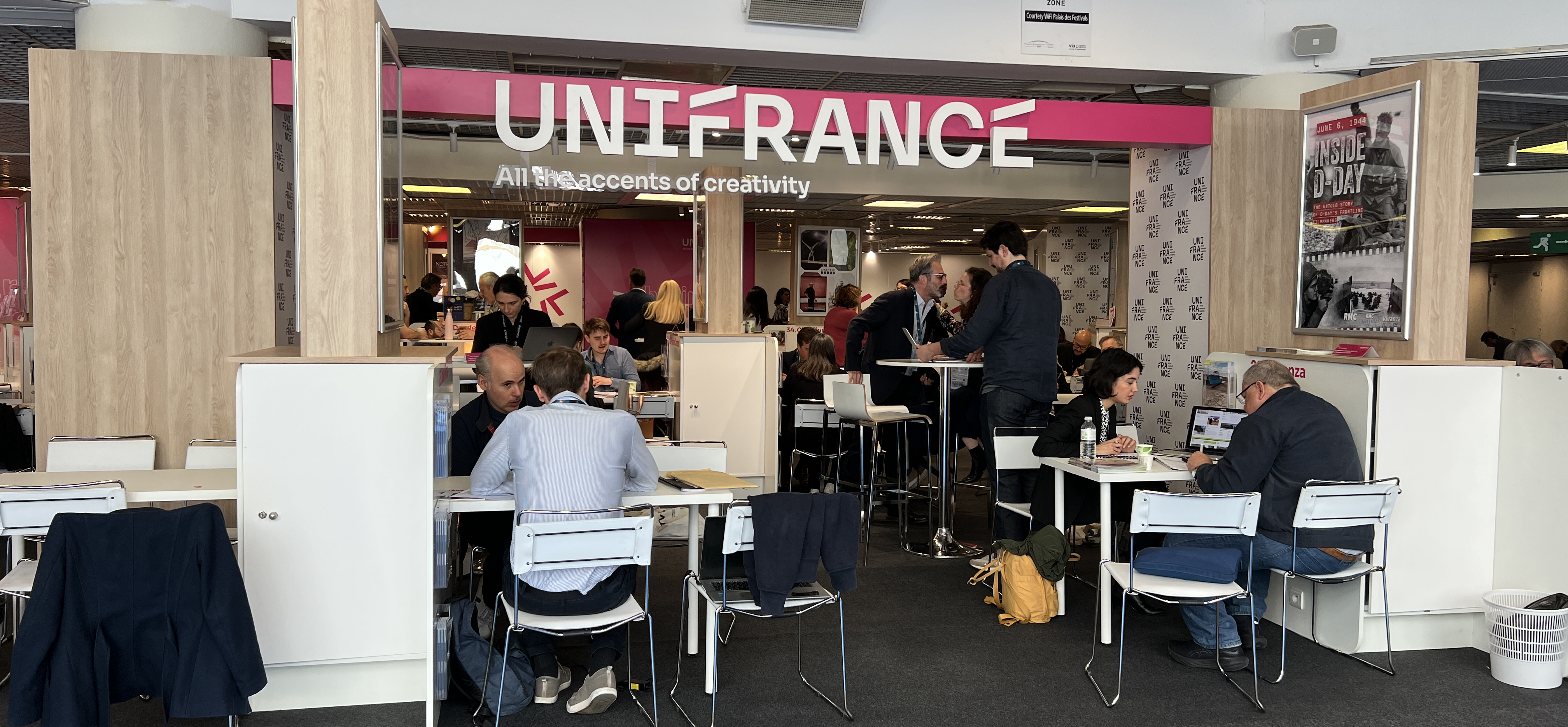 MIPTV 2023: m&aacute;s de 40 empresas expositoras en el estand de Unifrance
