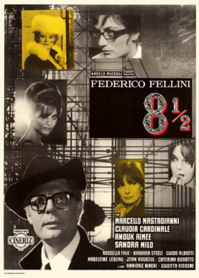 Fellini, ocho y medio (8½) - Poster Italie Fellini, ocho y medio (8½) - Poster Italie