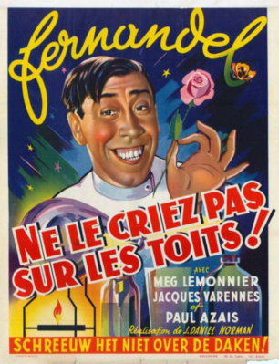 Ne le criez pas sur les toits - Poster Belgique Ne le criez pas sur les toits - Poster Belgique