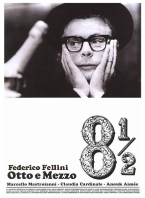 Federico Fellini 8 ½ - Poster Italie ressortie Federico Fellini 8 ½ - Poster Italie ressortie