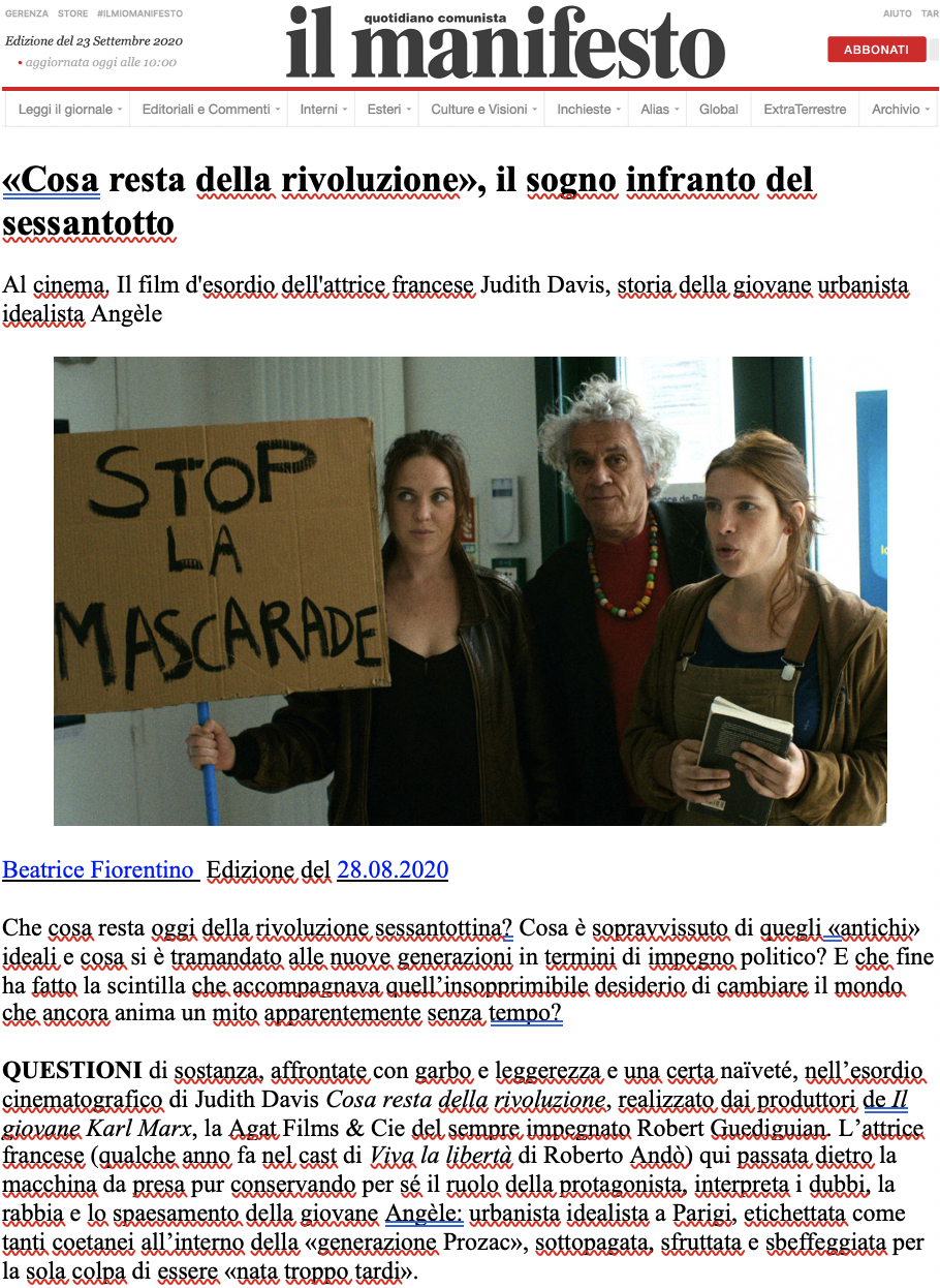 Revista de prensa – Septiembre del 2020 Revista de prensa – Septiembre del 2020