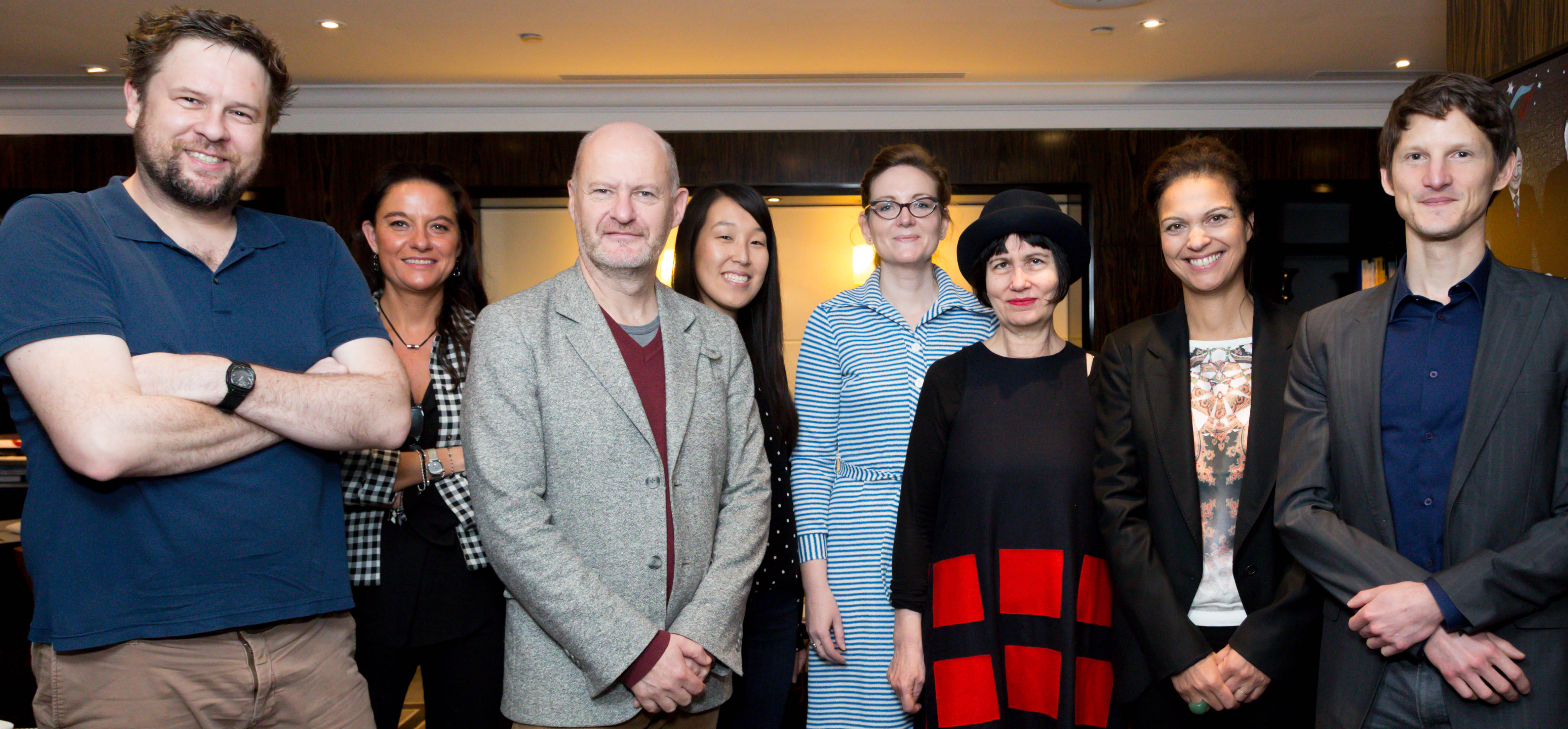 Australian and New Zealand film media representatives in Paris as guests of UniFrance films - De gauche à droite : DOMINIC CORRY (THE NEW ZELAND HERALD), DELPHINE MARTIN, JEAN-PAUL SALOME, CARA NASH/ FILMINK, FIONA WILLIAMS / SBS TV, PHILIPA HAWKER/ THE AGE & THE SYDNEY MORNING HERALD, ISABELLE GIORDANO ET FREDERIC BEREYZIAT . - © Copyright : Olivier Vigerie / UniFrance films Australian and New Zealand film media representatives in Paris as guests of UniFrance films - De gauche à droite : DOMINIC CORRY (THE NEW ZELAND HERALD), DELPHINE MARTIN, JEAN-PAUL SALOME, CARA NASH/ FILMINK, FIONA WILLIAMS / SBS TV, PHILIPA HAWKER/ THE AGE & THE SYDNEY MORNING HERALD, ISABELLE GIORDANO ET FREDERIC BEREYZIAT . - © Copyright : Olivier Vigerie / UniFrance films