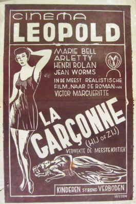 La Garçonne (Jalousie) - Poster Belgique La Garçonne (Jalousie) - Poster Belgique