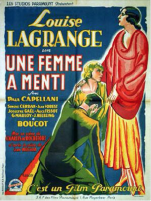 Une femme a menti Une femme a menti