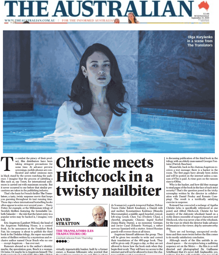 Revue de presse - Septembre 2020 Revue de presse - Septembre 2020