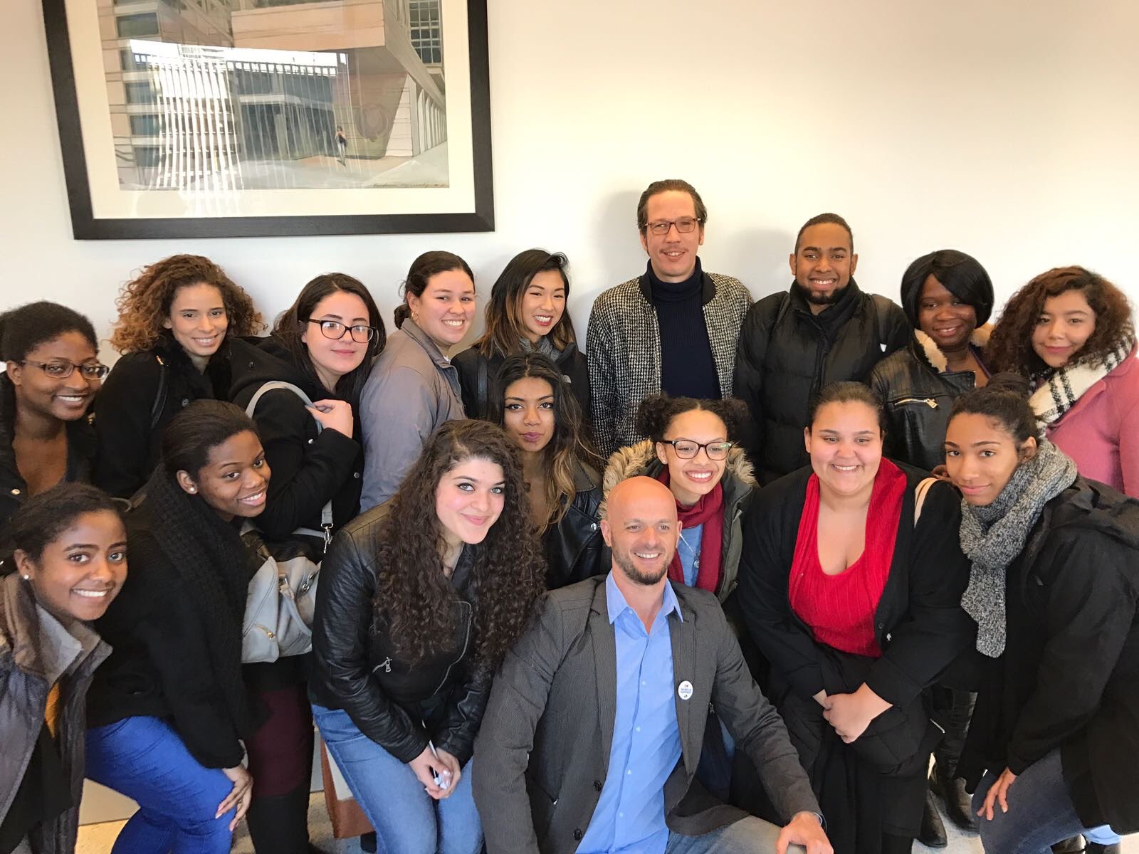 Portfolio - Reda Kateb et les élèves d'une classe Portfolio - Reda Kateb et les élèves d'une classe