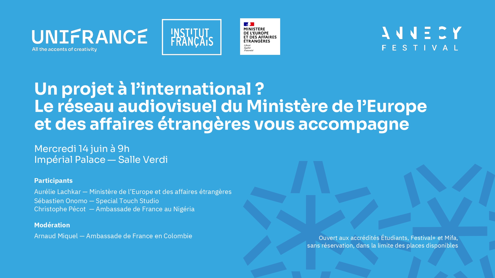 Unifrance accompanies French animation at the Annecy Festival and MIFA 2023 Unifrance accompanies French animation at the Annecy Festival and MIFA 2023