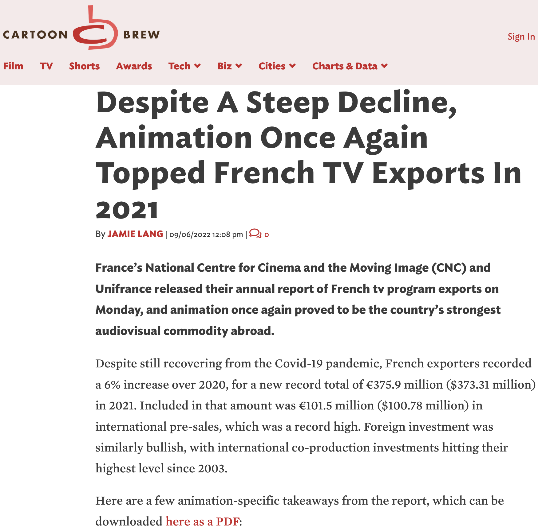 Revue de presse internationale - Septembre 2022 Revue de presse internationale - Septembre 2022