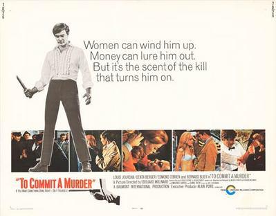 To Commit a Murder - Affiche anglaise To Commit a Murder - Affiche anglaise