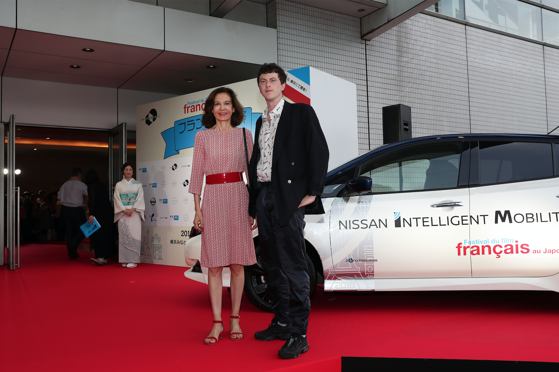 21 juin - Ouverture du 26e Festival du Film Français au Japon - Anne Fontaine et Finnegan Oldfield - © Laurent Campus 21 juin - Ouverture du 26e Festival du Film Français au Japon - Anne Fontaine et Finnegan Oldfield - © Laurent Campus