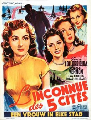 L'Inconnue des cinq cités - Poster - Belgium L'Inconnue des cinq cités - Poster - Belgium