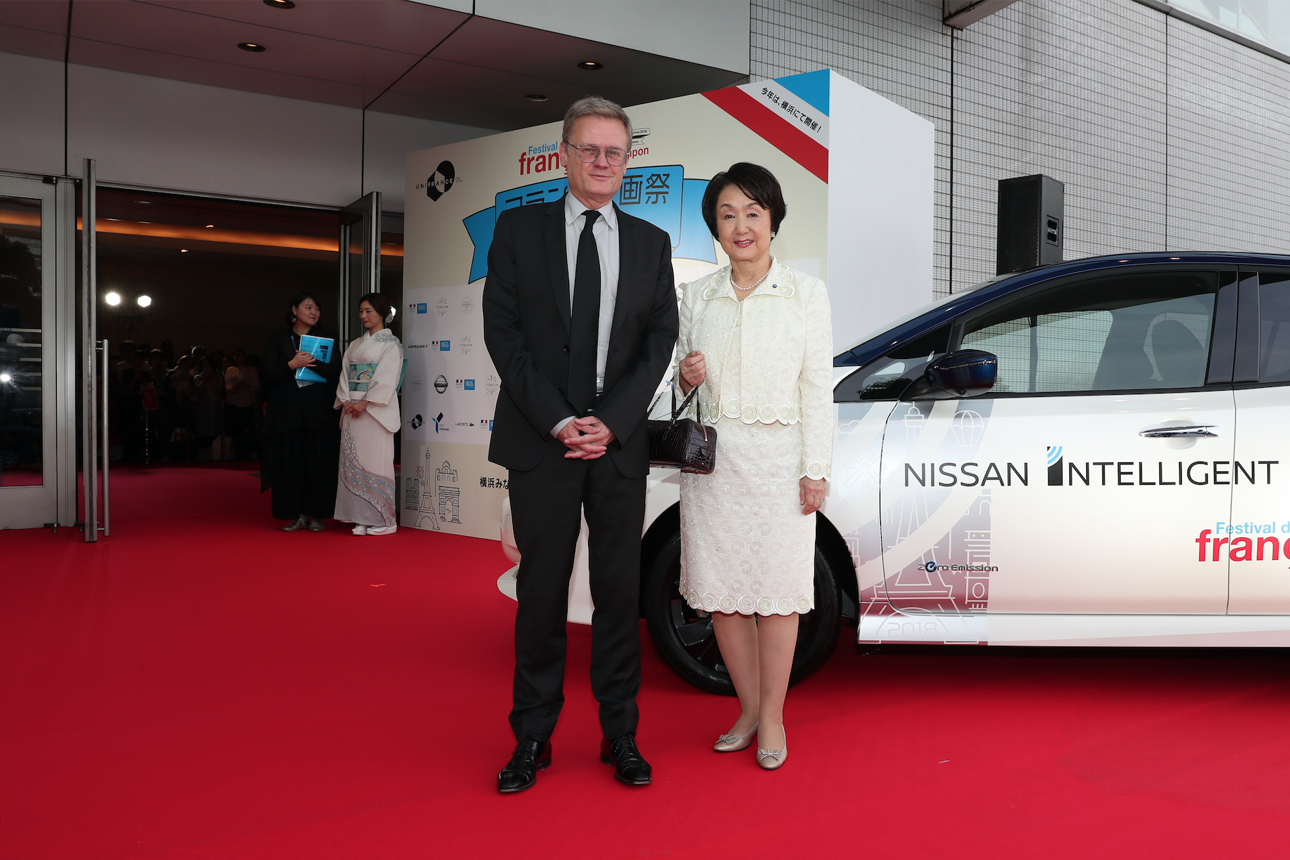 21 de junio: Inauguración del festival - Laurent Pic, ambassadeur de France au Japon, et Fumiko Hayashi, maire de Yokohama - © Laurent Campus 21 de junio: Inauguración del festival - Laurent Pic, ambassadeur de France au Japon, et Fumiko Hayashi, maire de Yokohama - © Laurent Campus