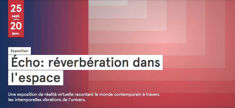 La VR française au cœur d’une exposition à Montréal La VR française au cœur d’une exposition à Montréal