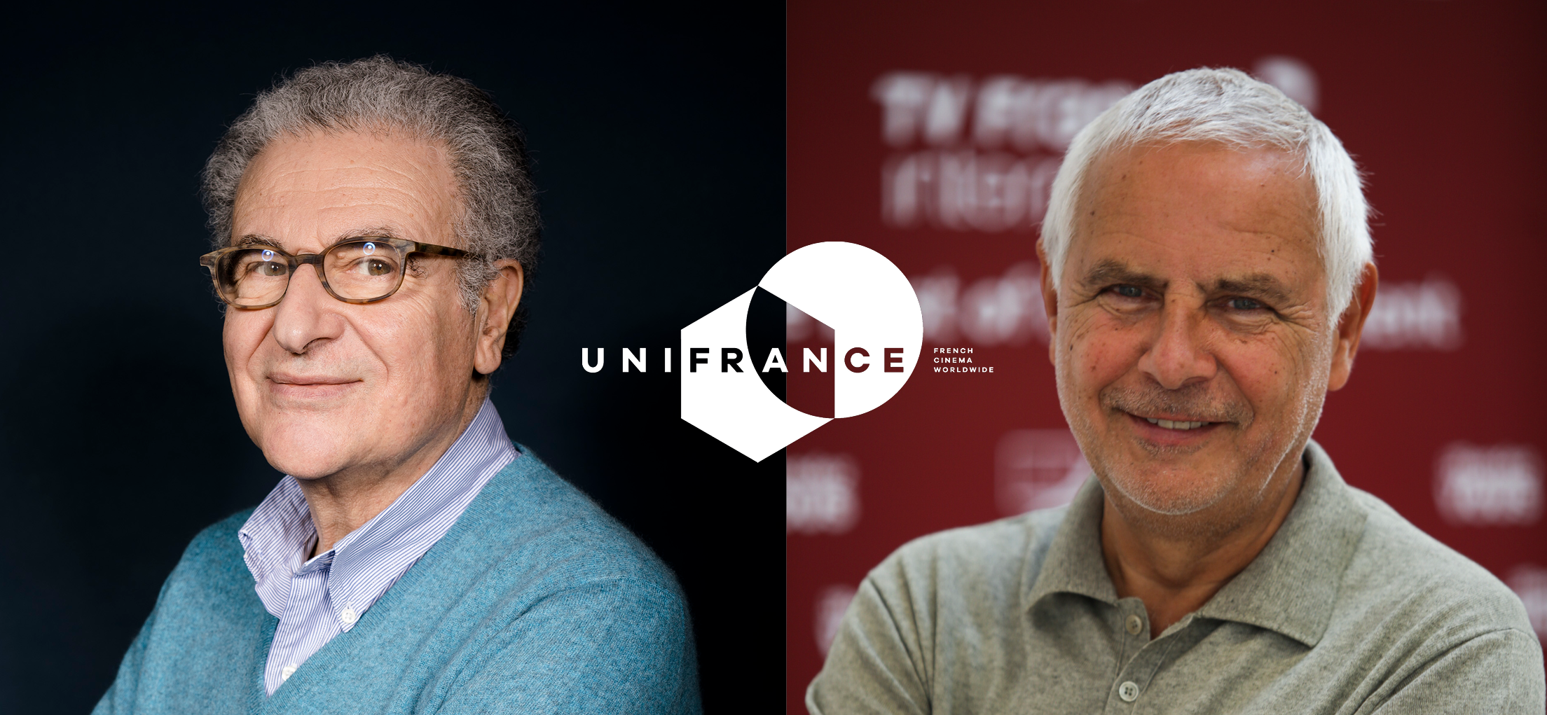 Serge Toubiana and Hervé Michel elected as President and Vice President of UniFrance - © Philippe Quaisse/UniFrance - Agence Photomobile Serge Toubiana and Hervé Michel elected as President and Vice President of UniFrance - © Philippe Quaisse/UniFrance - Agence Photomobile