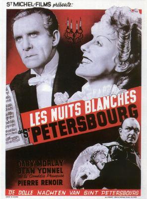 Les Nuits blanches de Saint-Petersbourg - Affiche belge Les Nuits blanches de Saint-Petersbourg - Affiche belge