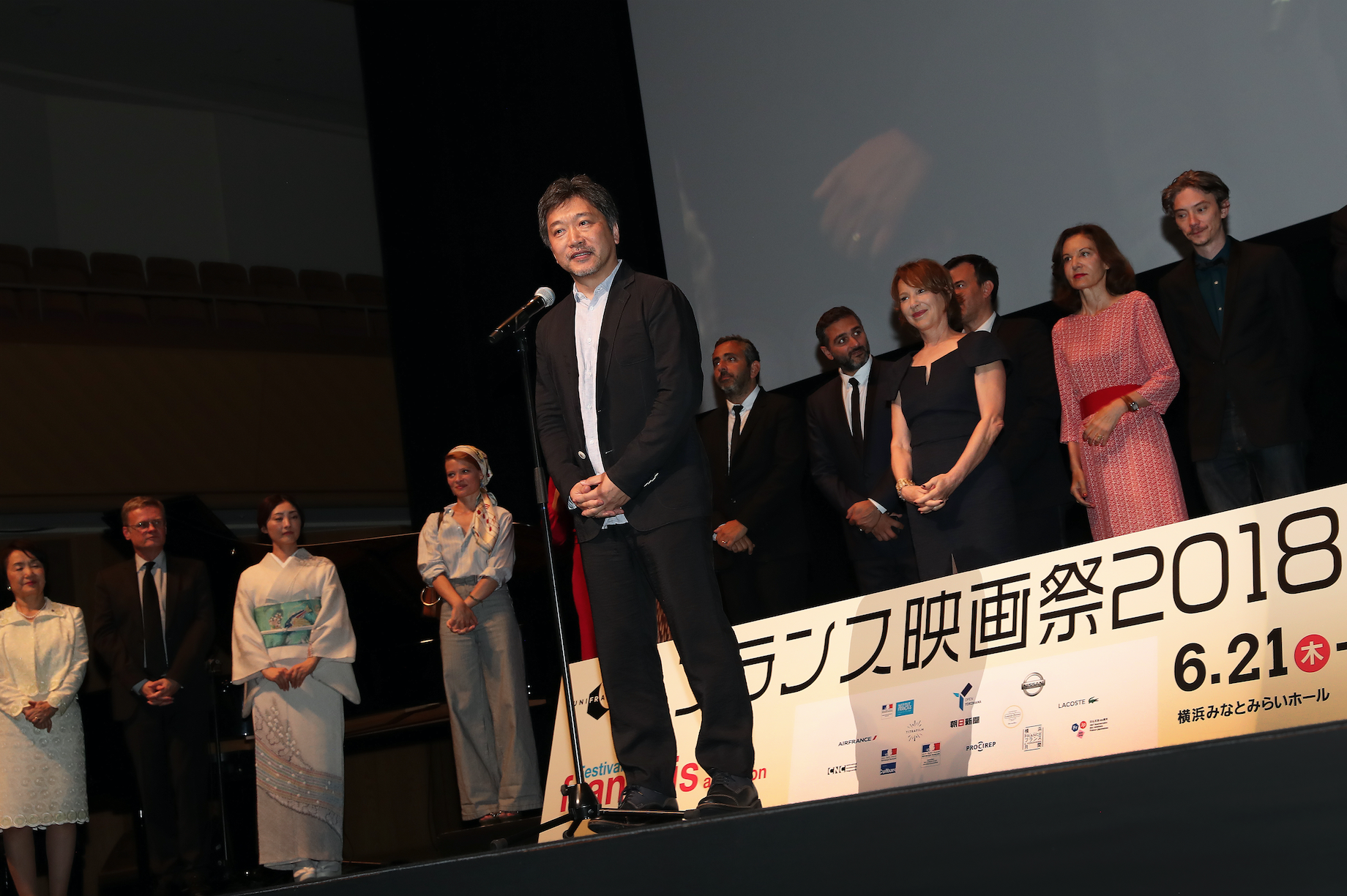 June 21: Opening of the 26th French Film Festival in Japan - Hirokazu Koreeda - © Laurent Campus June 21: Opening of the 26th French Film Festival in Japan - Hirokazu Koreeda - © Laurent Campus