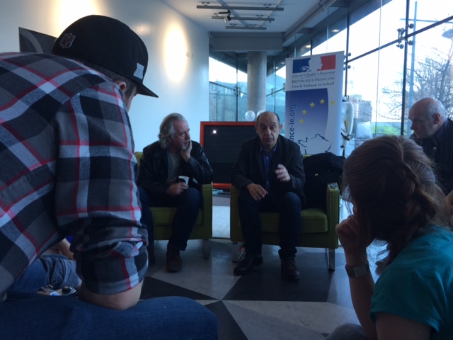 Michel Gondry y Bruno Delbonnel en master class en Dublín Michel Gondry y Bruno Delbonnel en master class en Dublín