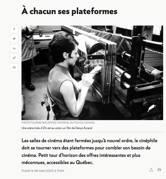 Revista de prensa – Marzo del 2020 Revista de prensa – Marzo del 2020