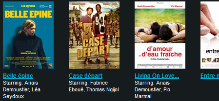 Les nouveautés 2012 de MyFrenchFilmFestival.com Les nouveautés 2012 de MyFrenchFilmFestival.com