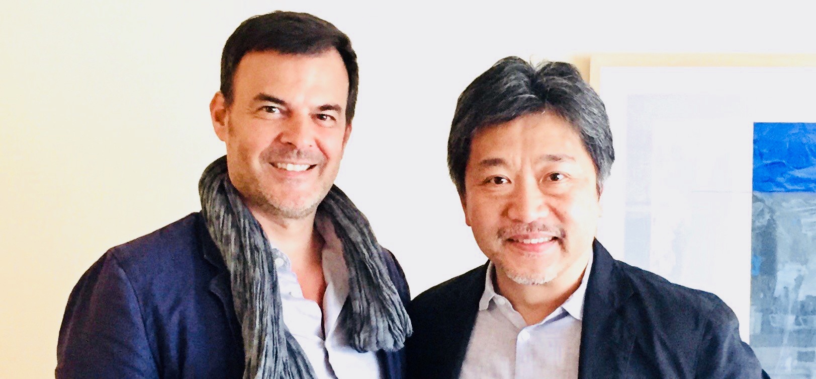 François Ozon y Hirokazu Kore-eda François Ozon y Hirokazu Kore-eda