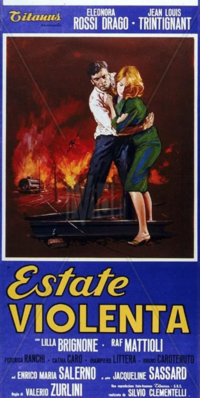 Eté violent - Poster Italie Eté violent - Poster Italie