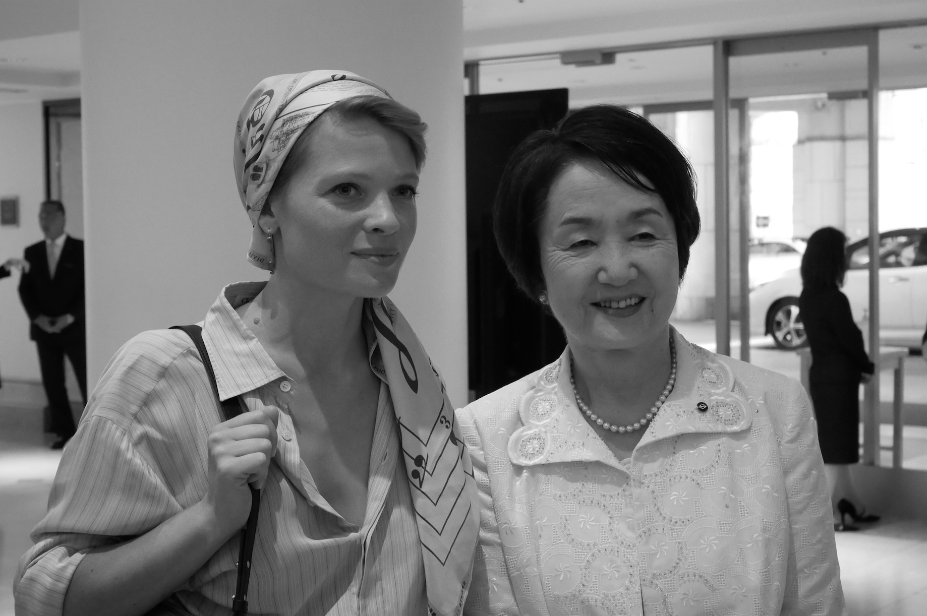 21 juin - Ouverture du 26e Festival du Film Français au Japon - Mélanie Thierry et Fumiko Hayashi, maire de Yokohama - © S. Cauchon/UniFrance 21 juin - Ouverture du 26e Festival du Film Français au Japon - Mélanie Thierry et Fumiko Hayashi, maire de Yokohama - © S. Cauchon/UniFrance
