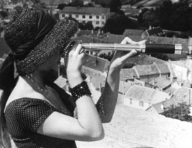 The Lady woth a Telescope The Lady woth a Telescope