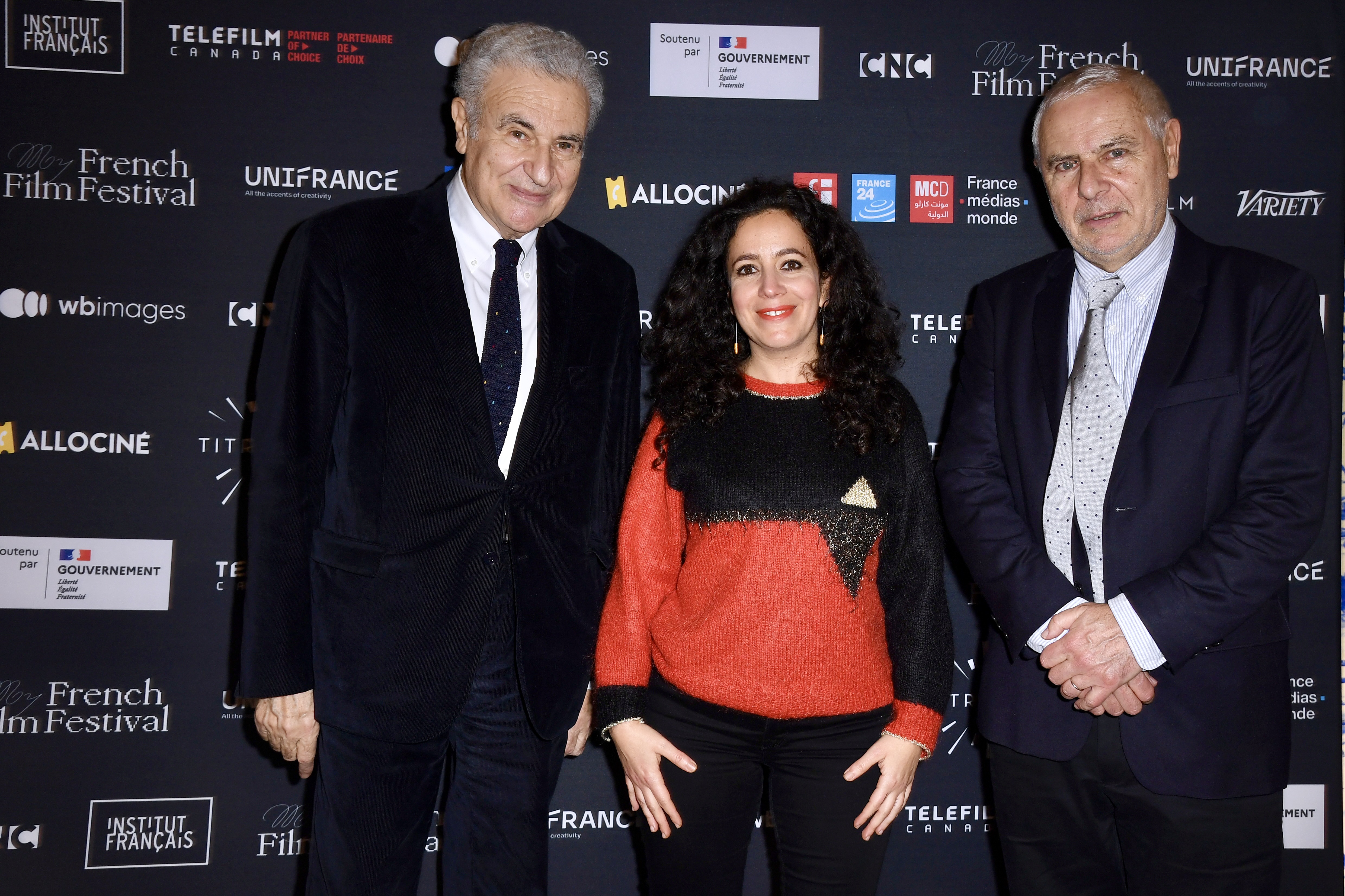Virginie Efira receives a French Cinema Award from Unifrance - Serge Toubiana, Leyla Bouzid (MyFrenchFilmFestival 2023) et Hervé Michel - © Giancarlo Gorassini/Unifrance Virginie Efira receives a French Cinema Award from Unifrance - Serge Toubiana, Leyla Bouzid (MyFrenchFilmFestival 2023) et Hervé Michel - © Giancarlo Gorassini/Unifrance