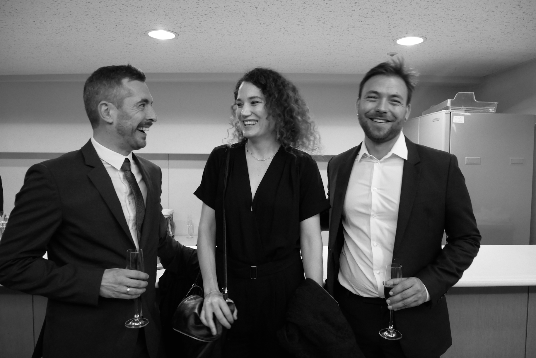 21 de junio: Inauguración del festival - Xavier Legrand, Coralie Fargeat et Hubert Charuel - © S. Cauchon/UniFrance 21 de junio: Inauguración del festival - Xavier Legrand, Coralie Fargeat et Hubert Charuel - © S. Cauchon/UniFrance